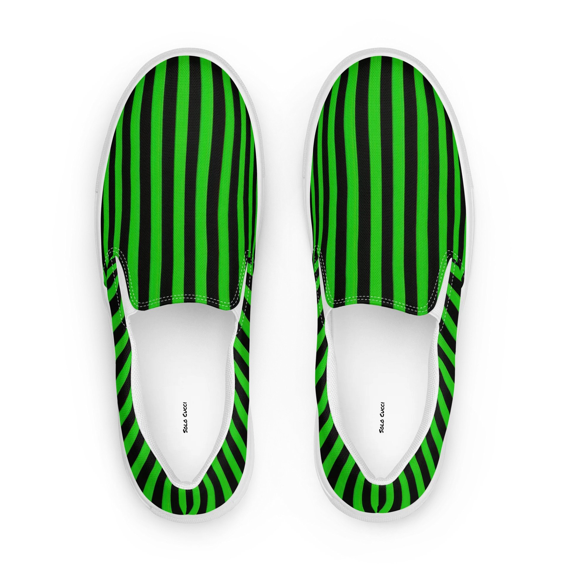 Green Stripes Slip-Ons product image (1)