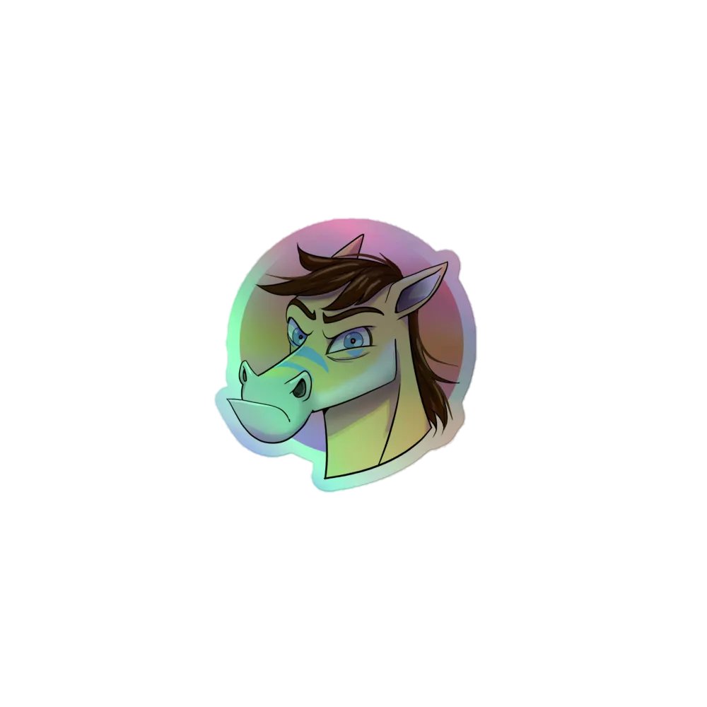 Angry Horse Holo Sticker product image (3)