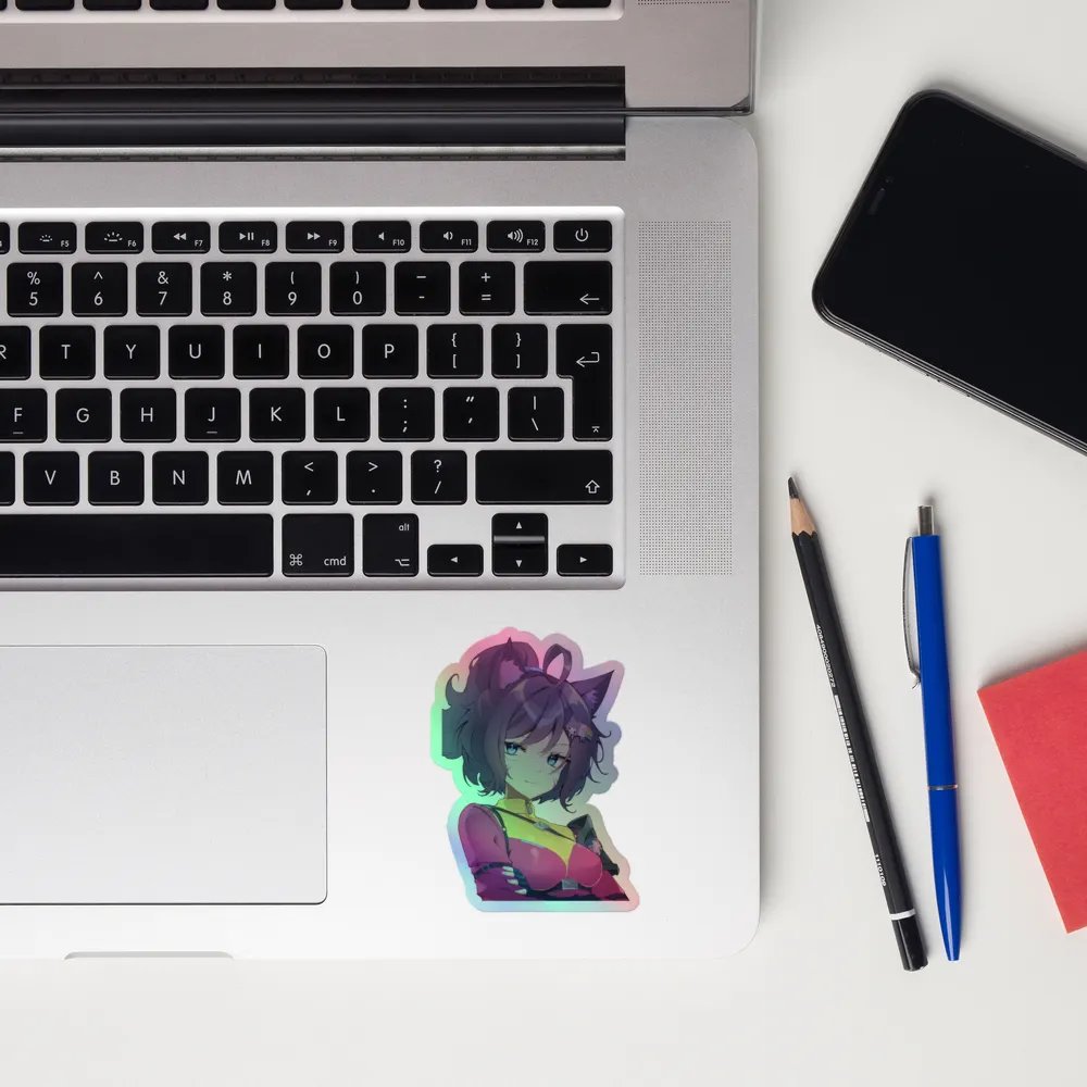 Holographic PixelKitten Sticker Set product image (12)