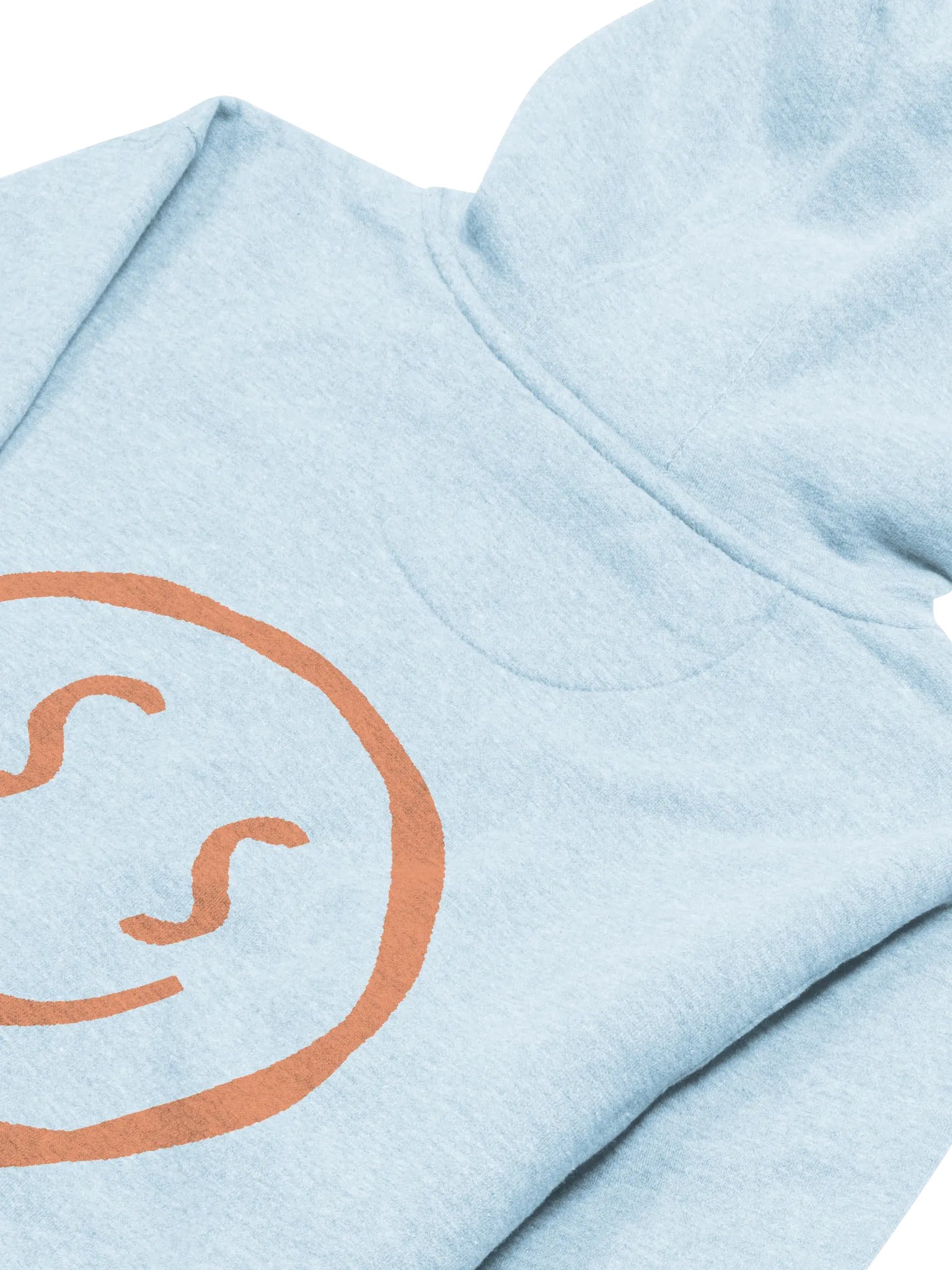 Silly Smile Hoodie Blue product image (4)