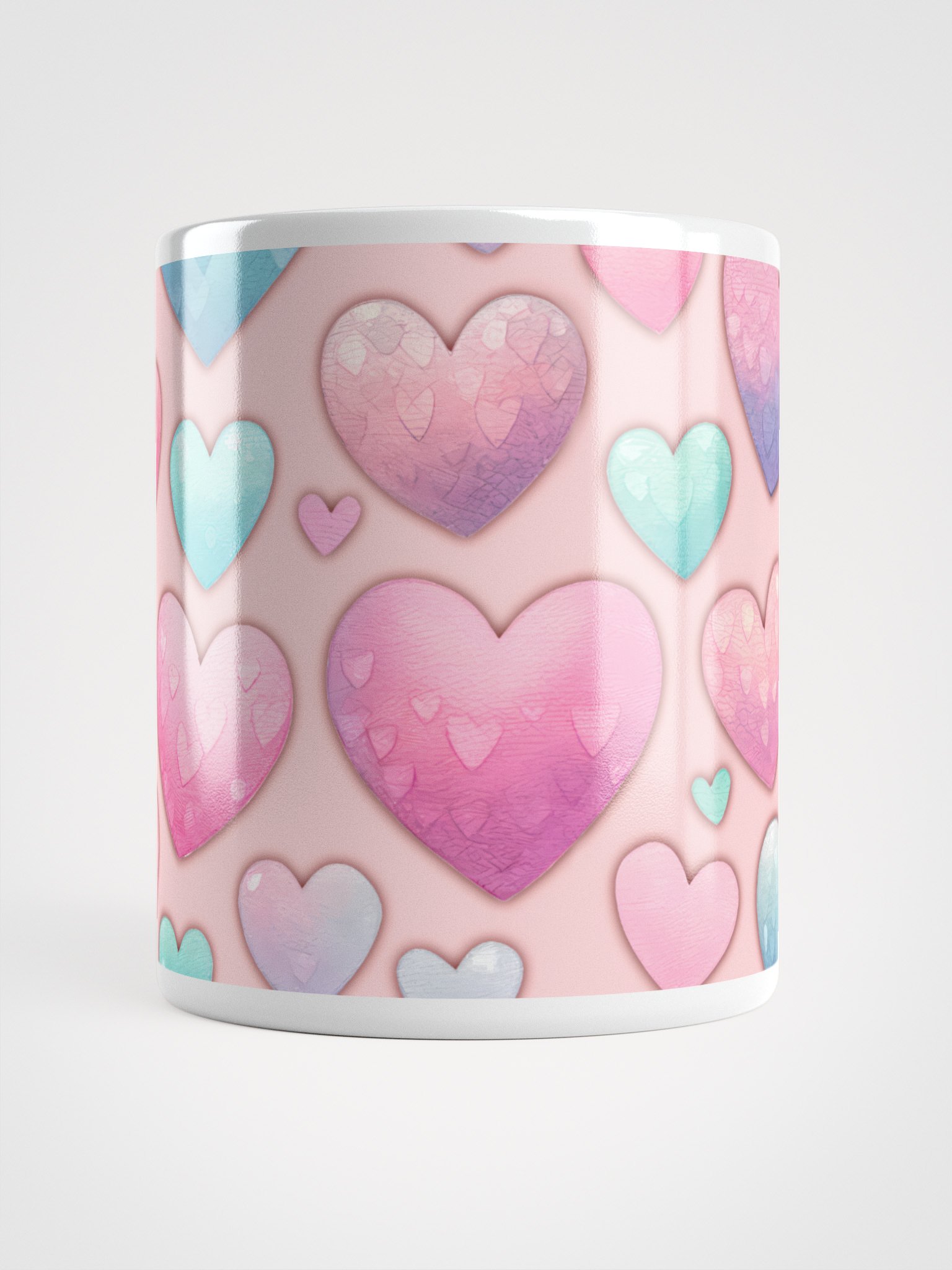 Pastel Hearts Delight Mug product image (17)