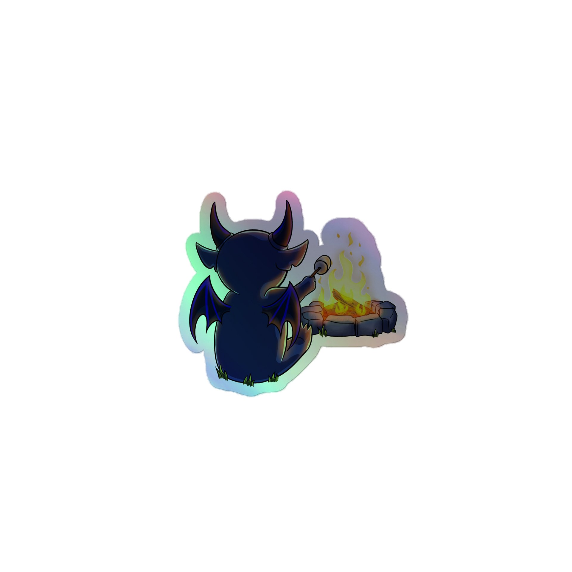 Lil Camper Holographic Sticker product image (1)