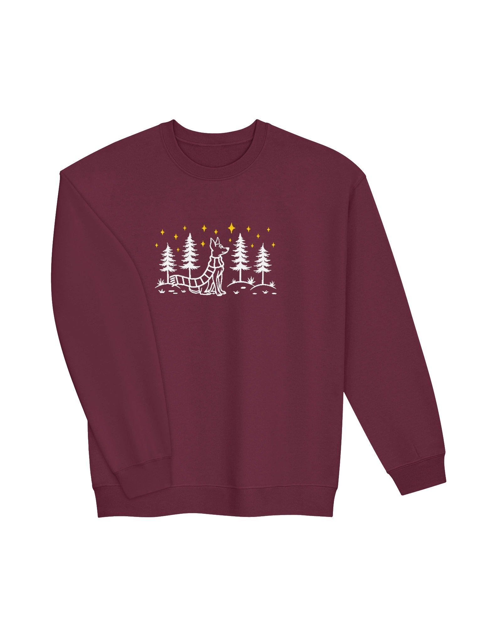 Miniature Pinscher Winter/Christmas Line Art Design Embroidered Sweatshirt product image (16)