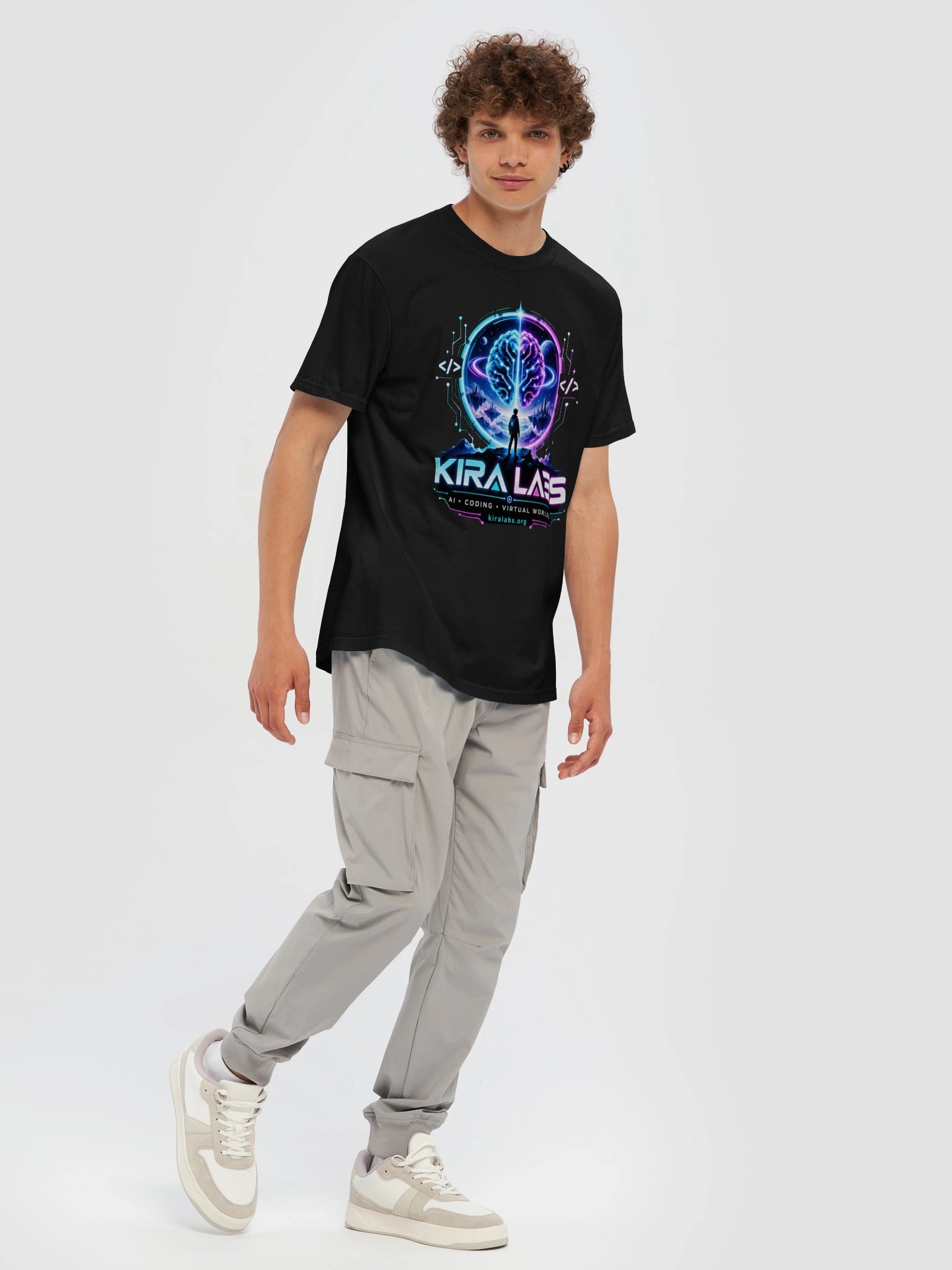 Kira Labs AI Coding Virtual Worlds Tee product image (7)