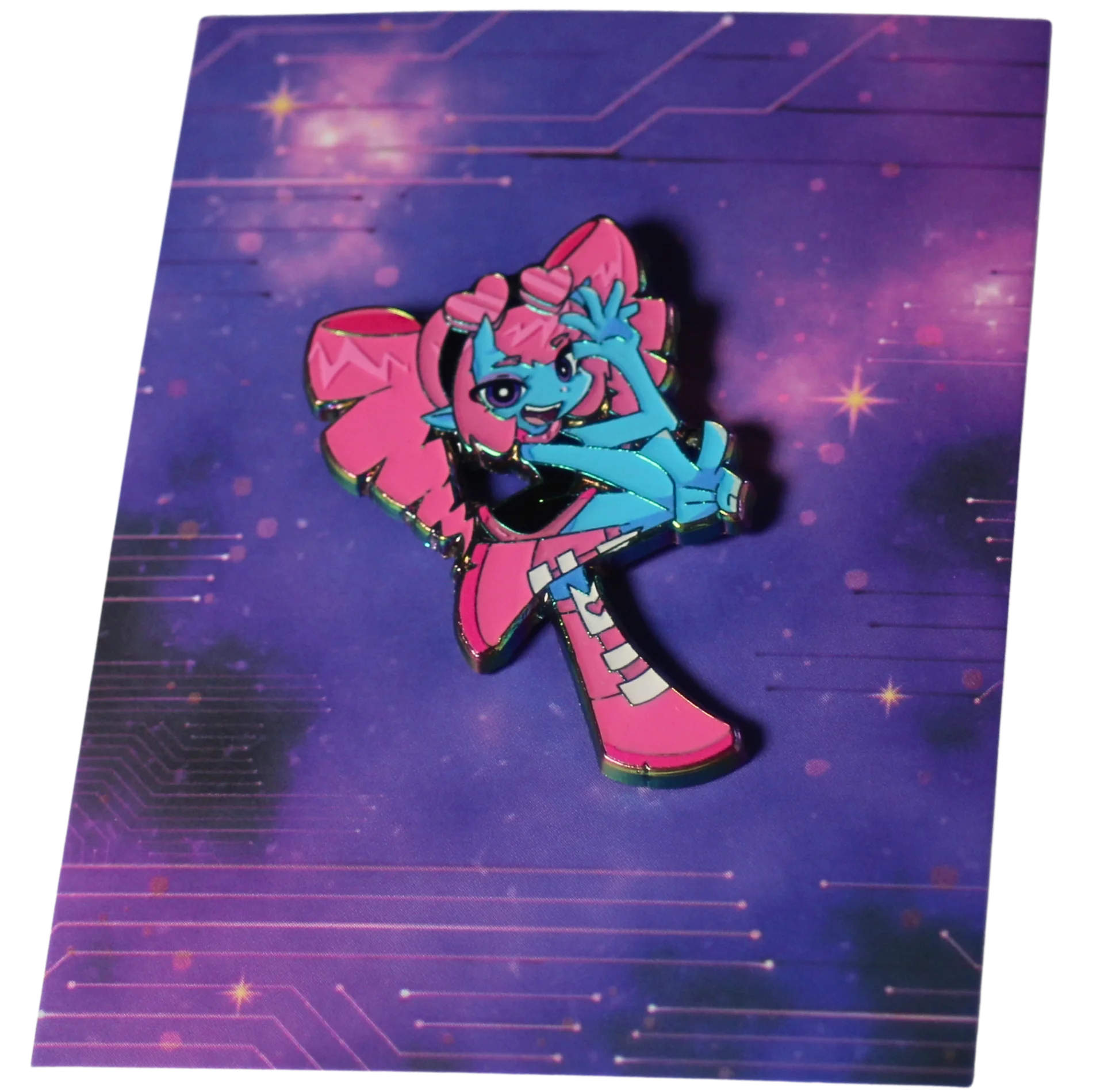 ✨ LIMITED ✨ - Circuit Witch Enamel Pin - Pop Cartoon Anime Style product image (1)