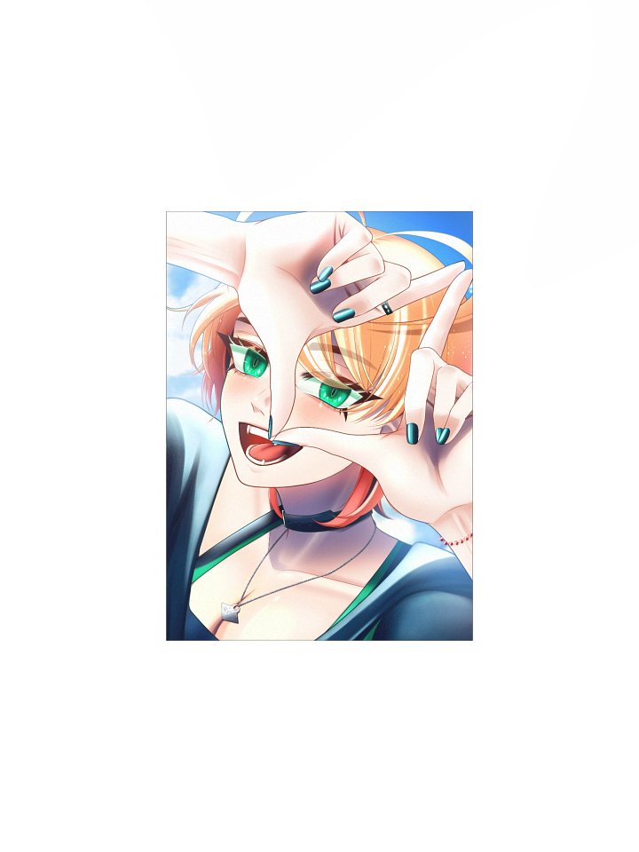 Gemini Print - Rei Portrait (Hands) product image (1)