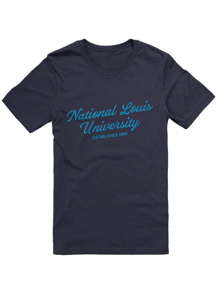 NLU Script T-Shirt - Navy 2 product image (1)