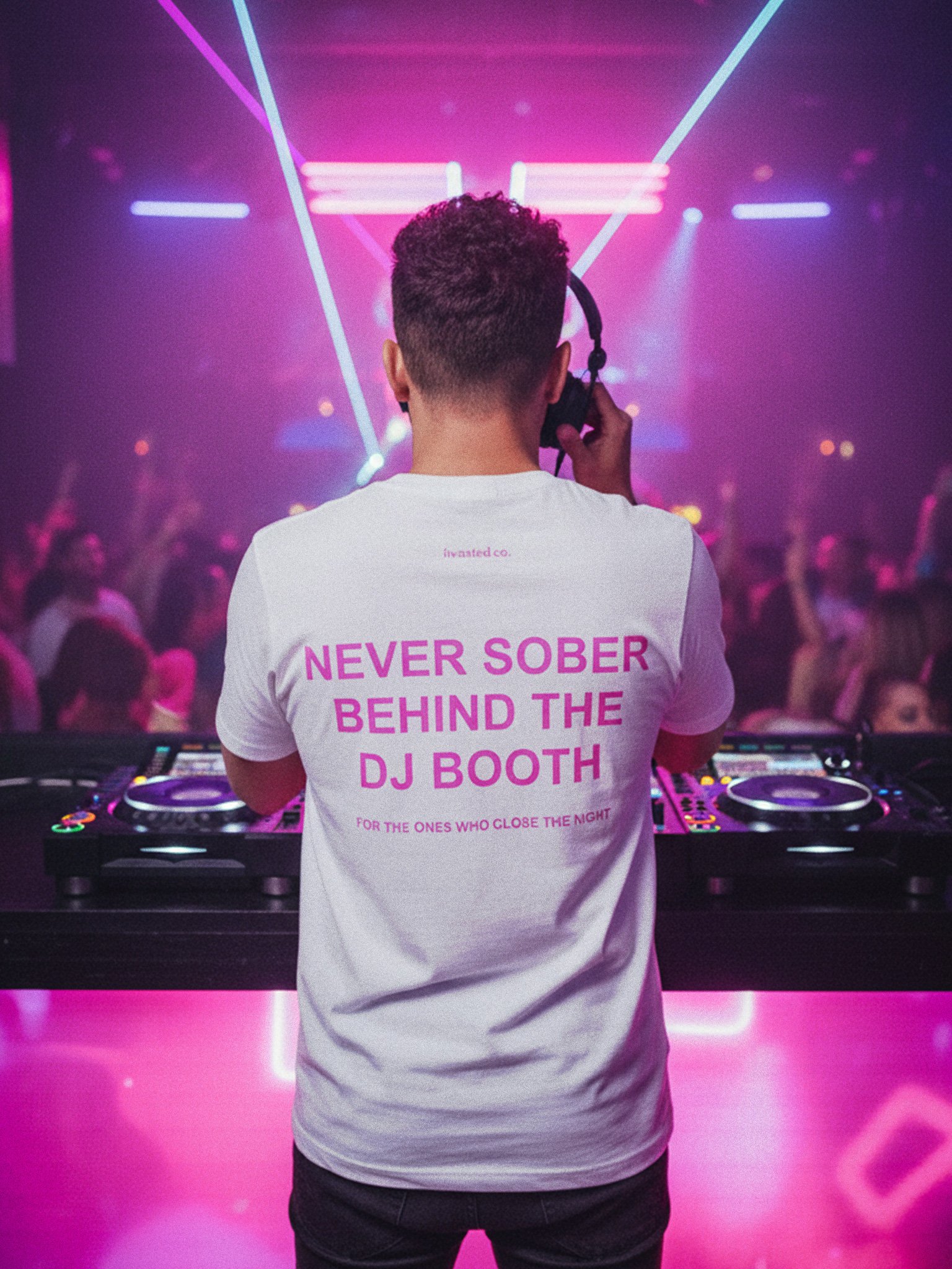 Off Duty / Never Sober Behind The DJ Booth Tee product image (1)