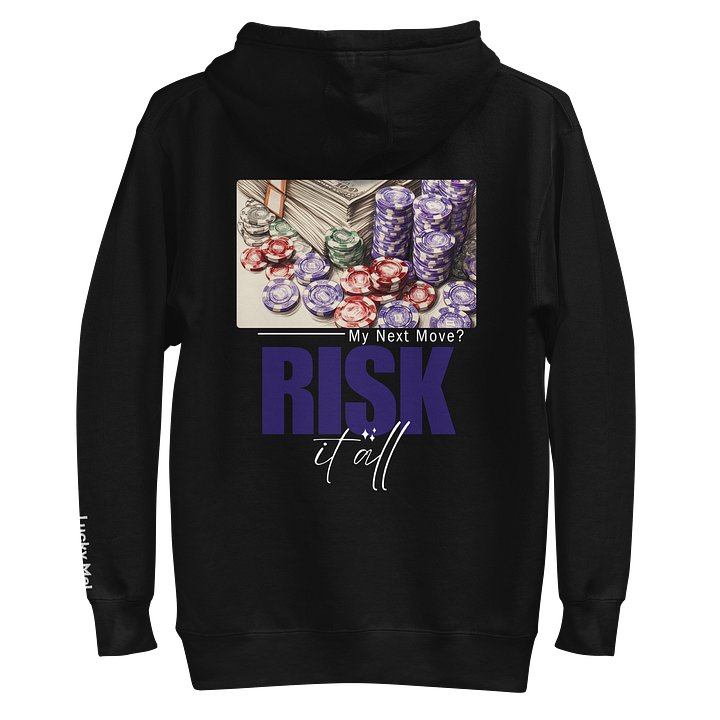 "RISK IT ALL" Hash Hoodie product image (1)