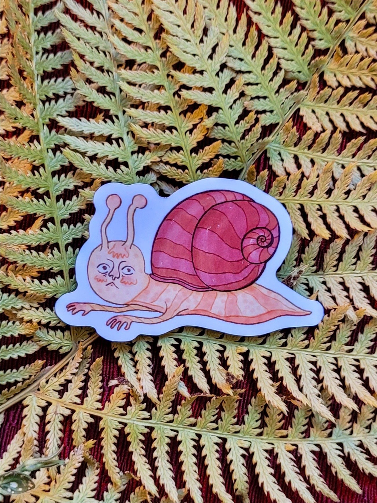Snail Guy Marginalia Sticker product image (1)