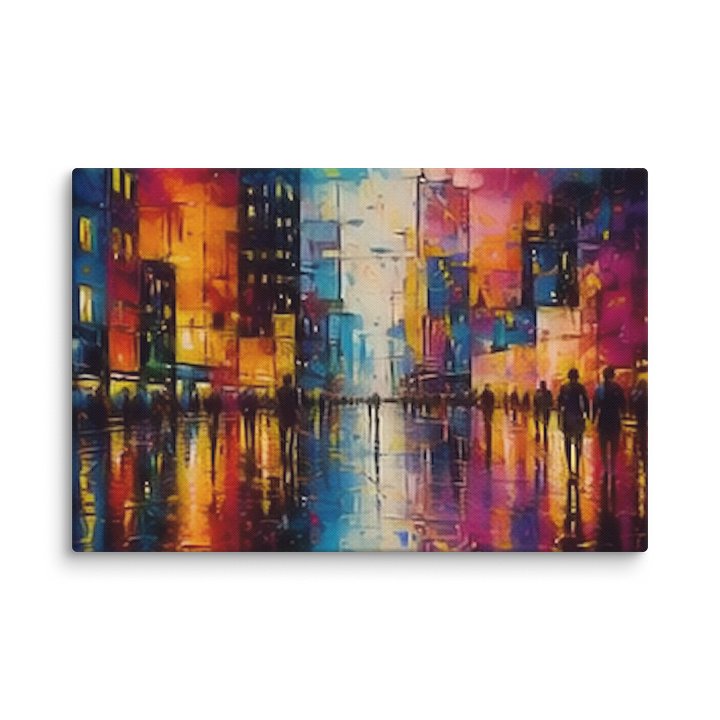 Vibrant Urban Rainscape - The Canvas product image (1)