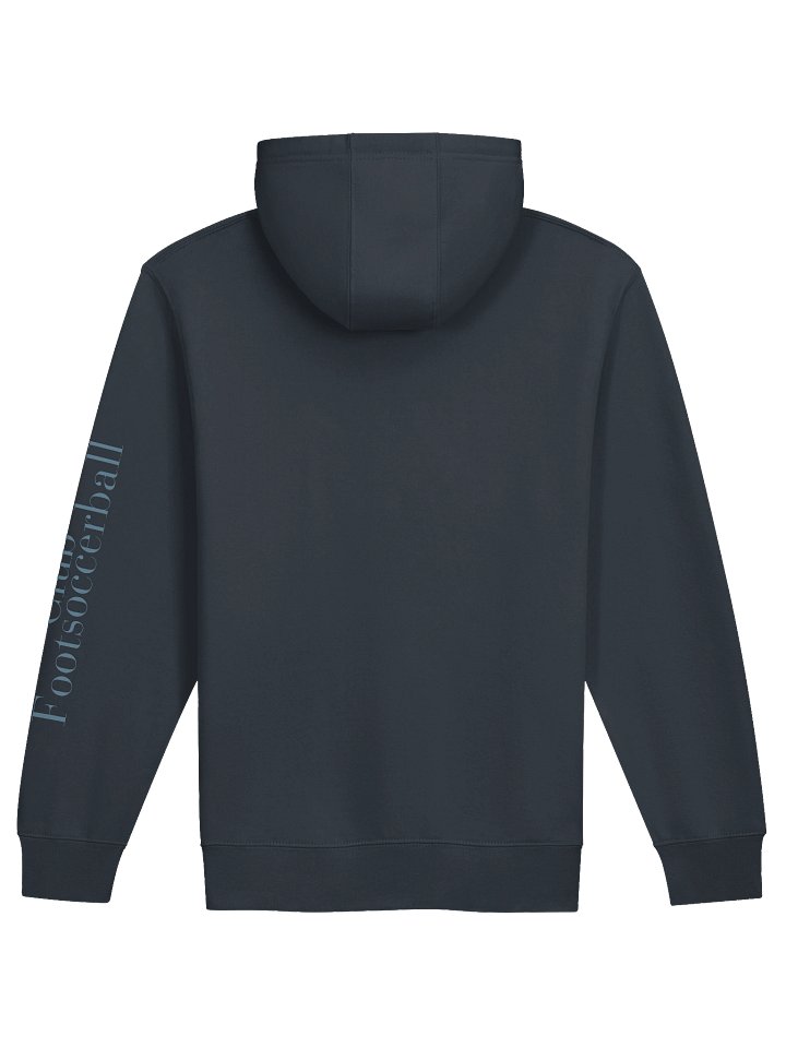 Blue Flaming Soccer Ball Zipup Hoodie product image (9)