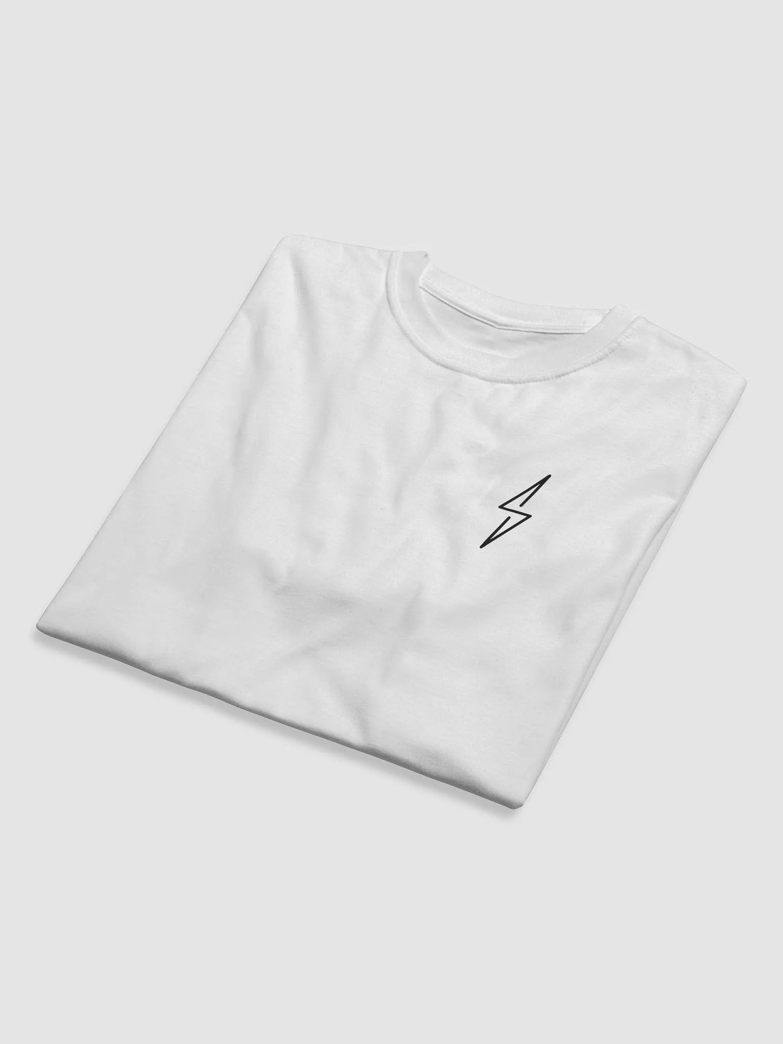 Unisex S Bolt Logo Tee - White product image (5)