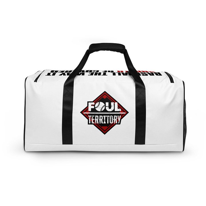 Foul Territory White Duffle Bag product image (1)