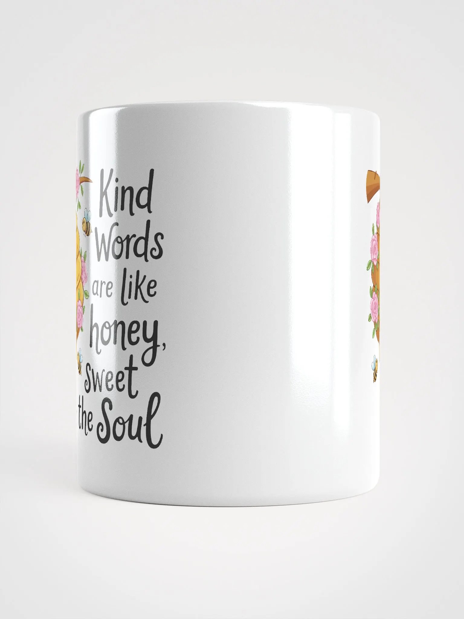 Whimsical Honeycomb Rose Mug product image (5)