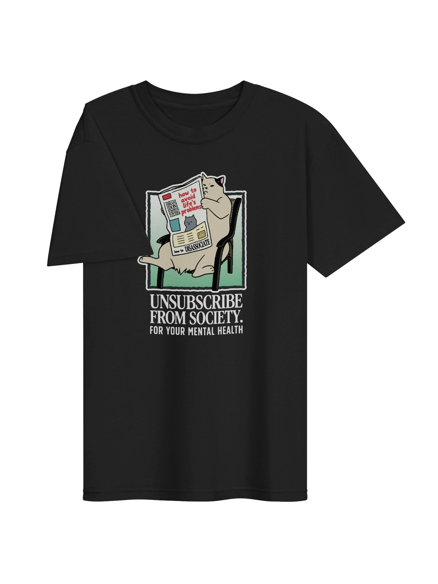 Unsubscribe Tee - DARK product image (7)