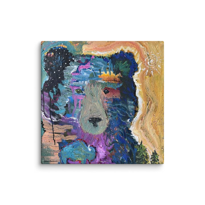 Bear Canvas Print "Diamond Eyes" by Caren Goodrich product image (2)