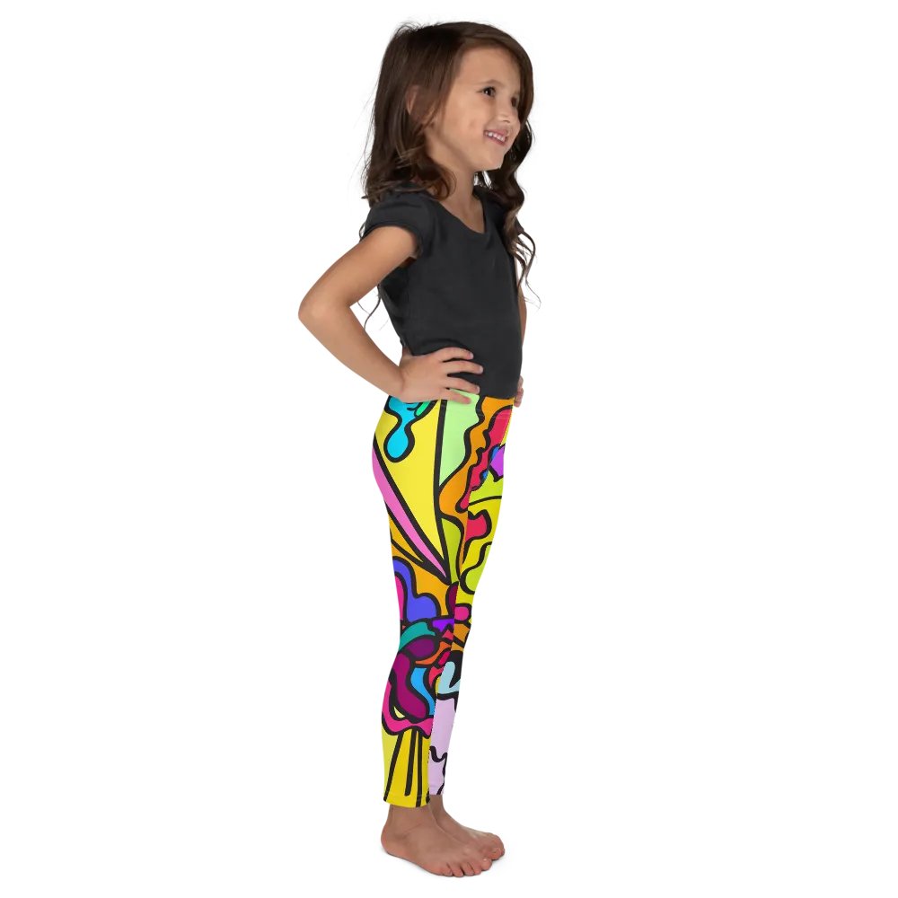 Energize in Color Kids Leggings - Wave at Sunset product image (5)