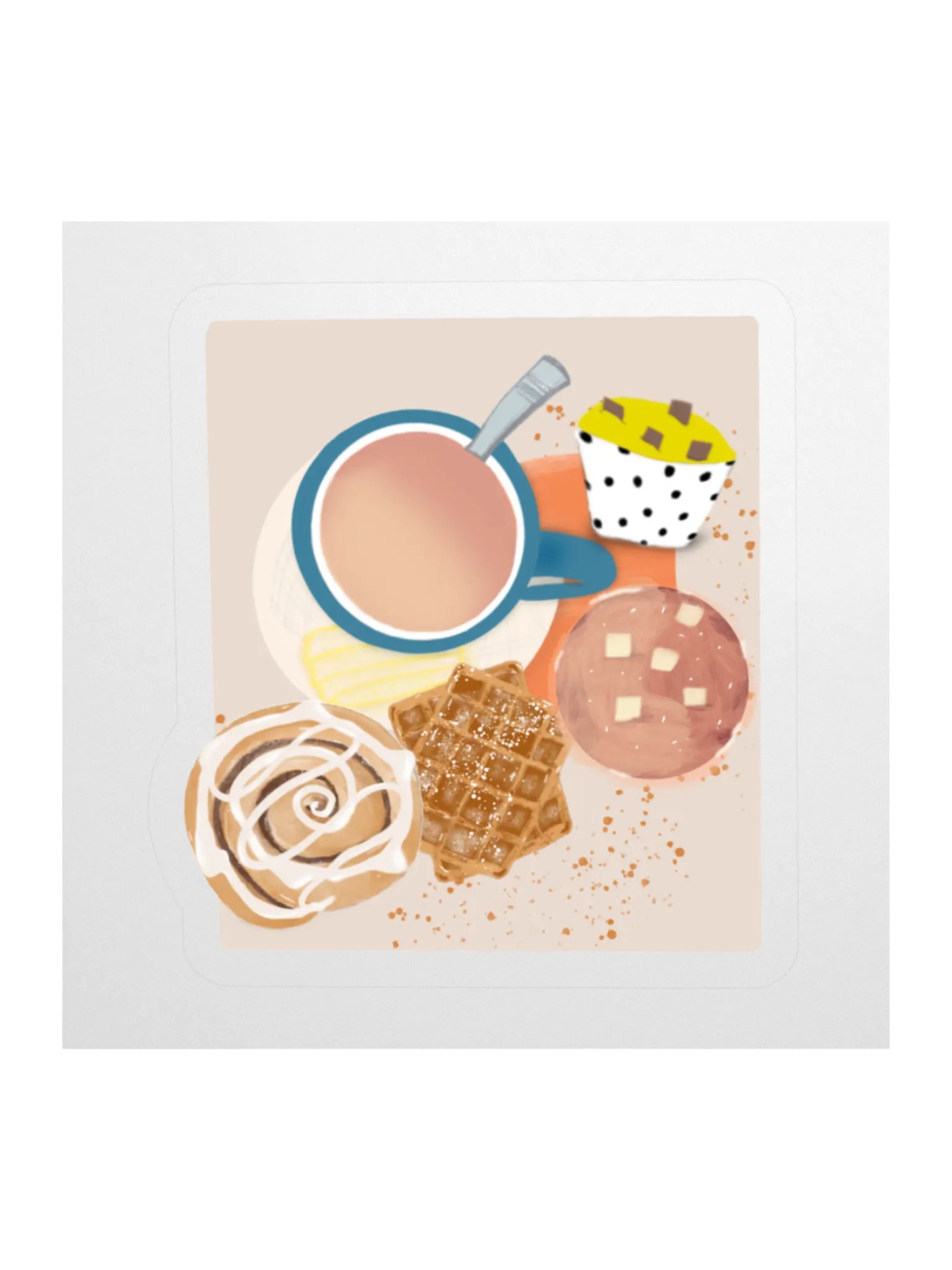 Coffee and Treats Sticker product image (1)