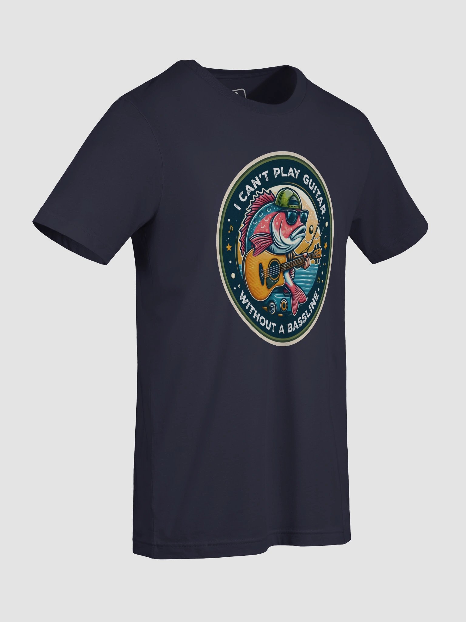 I can't play guitar without a bassline! Tee product image (8)