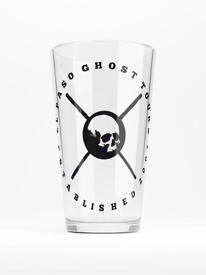 Skull Crossbones Shaker Pint Glass product image (1)