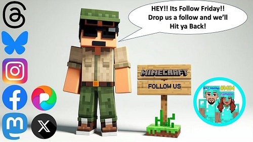 It's #FollowFriday! 
Where are all the #Minecraft folks!?!