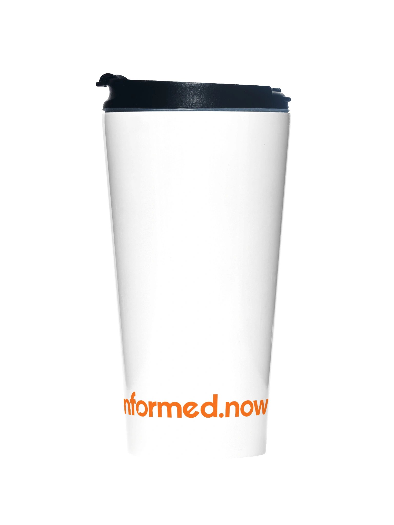 informed.now Stainless Steel Travel Mug (Orange) product image (1)