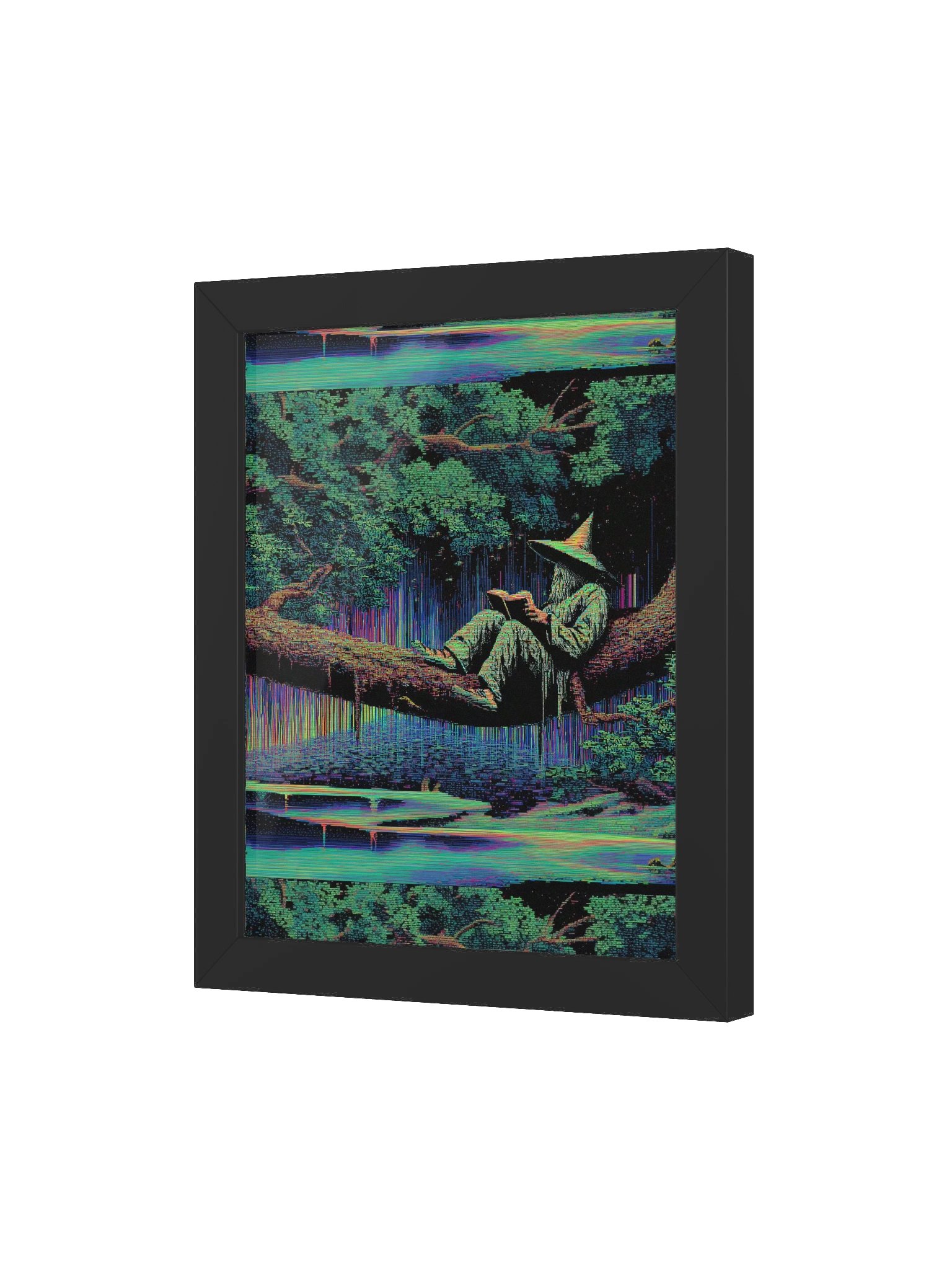 Lazy Wizard Cover - Wood Framed Poster product image (3)