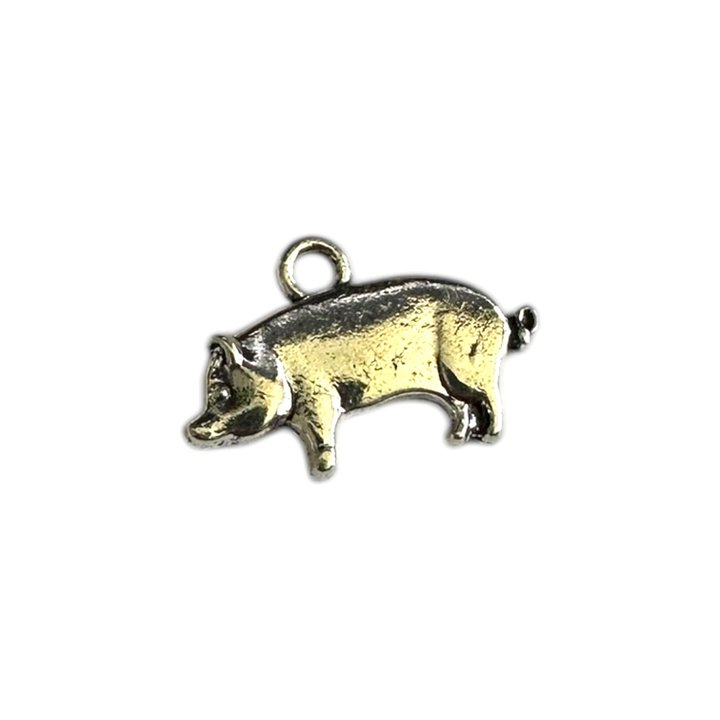 Pig Silver Whinny Winners Braid and Bridle Charms for Horses | Little Shop of Ponies product image (1)