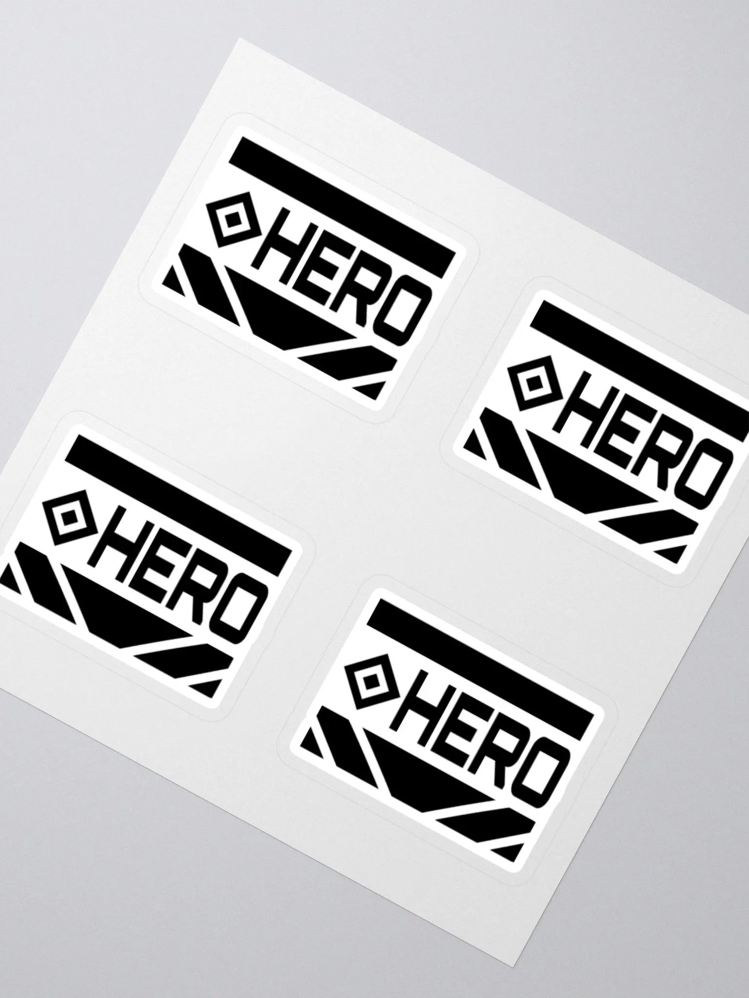 「 HERO 」 Logo Sticker (4-Pack) product image (2)