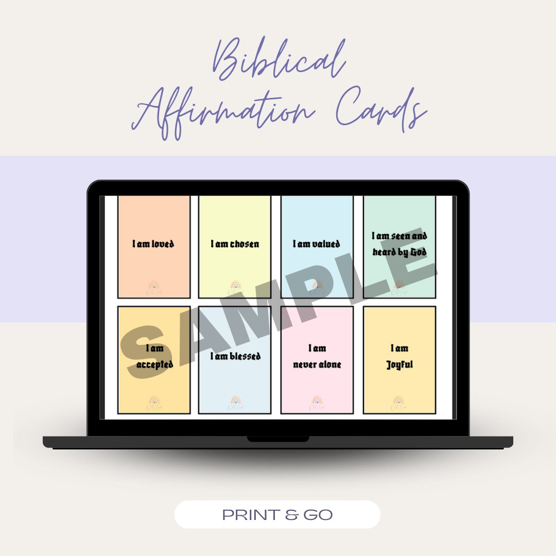 Biblical Affirmation Cards product image (2)