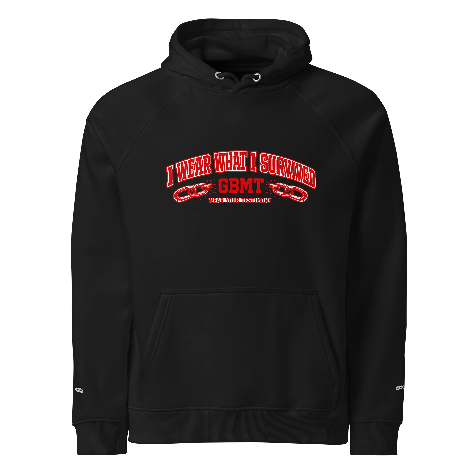 I Wear What I Survived Black GBMT Hoodie product image (1)