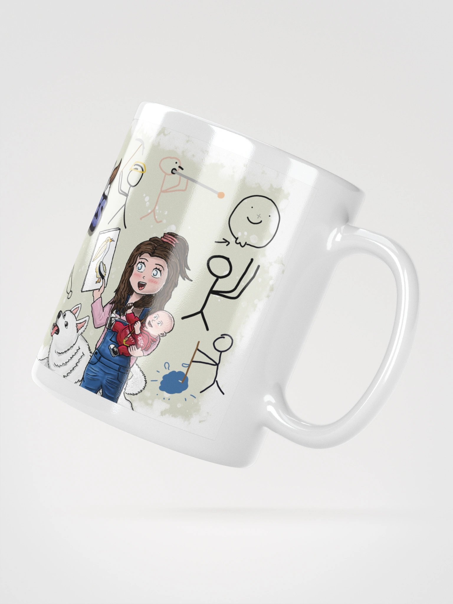 Leon Draws - Stick Figures Mug product image (4)