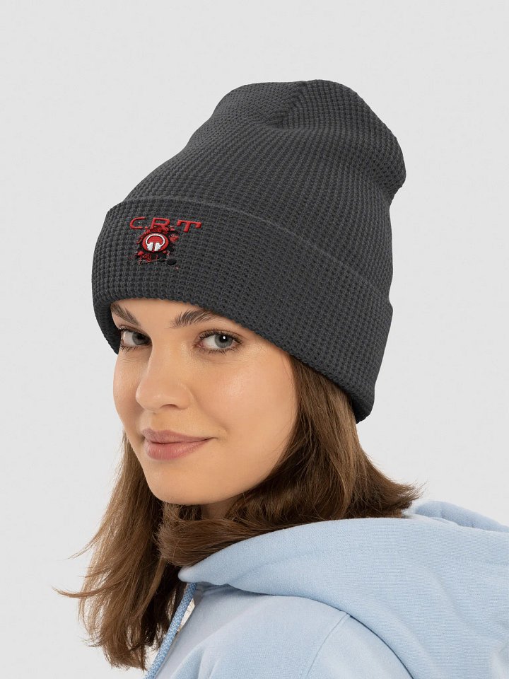 C.R.T Paint Splatter Richardsons® Waffle Beanie product image (2)
