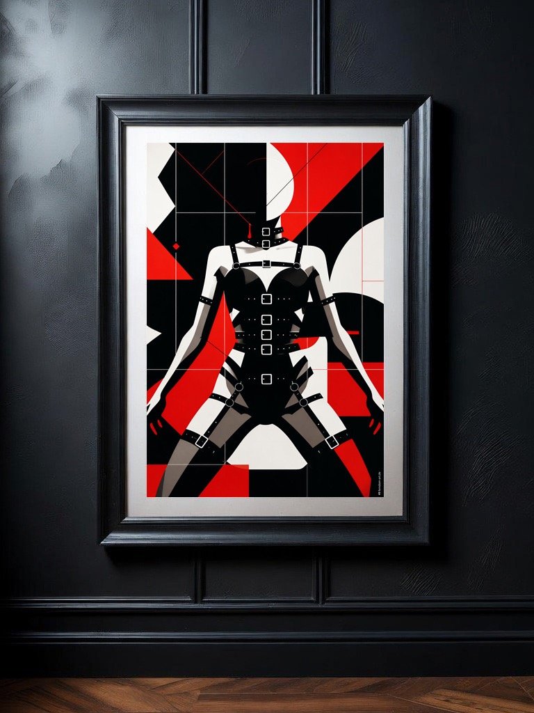 Geometrie der Dominanz – Bauhaus trifft Fetischkunst product image (1)