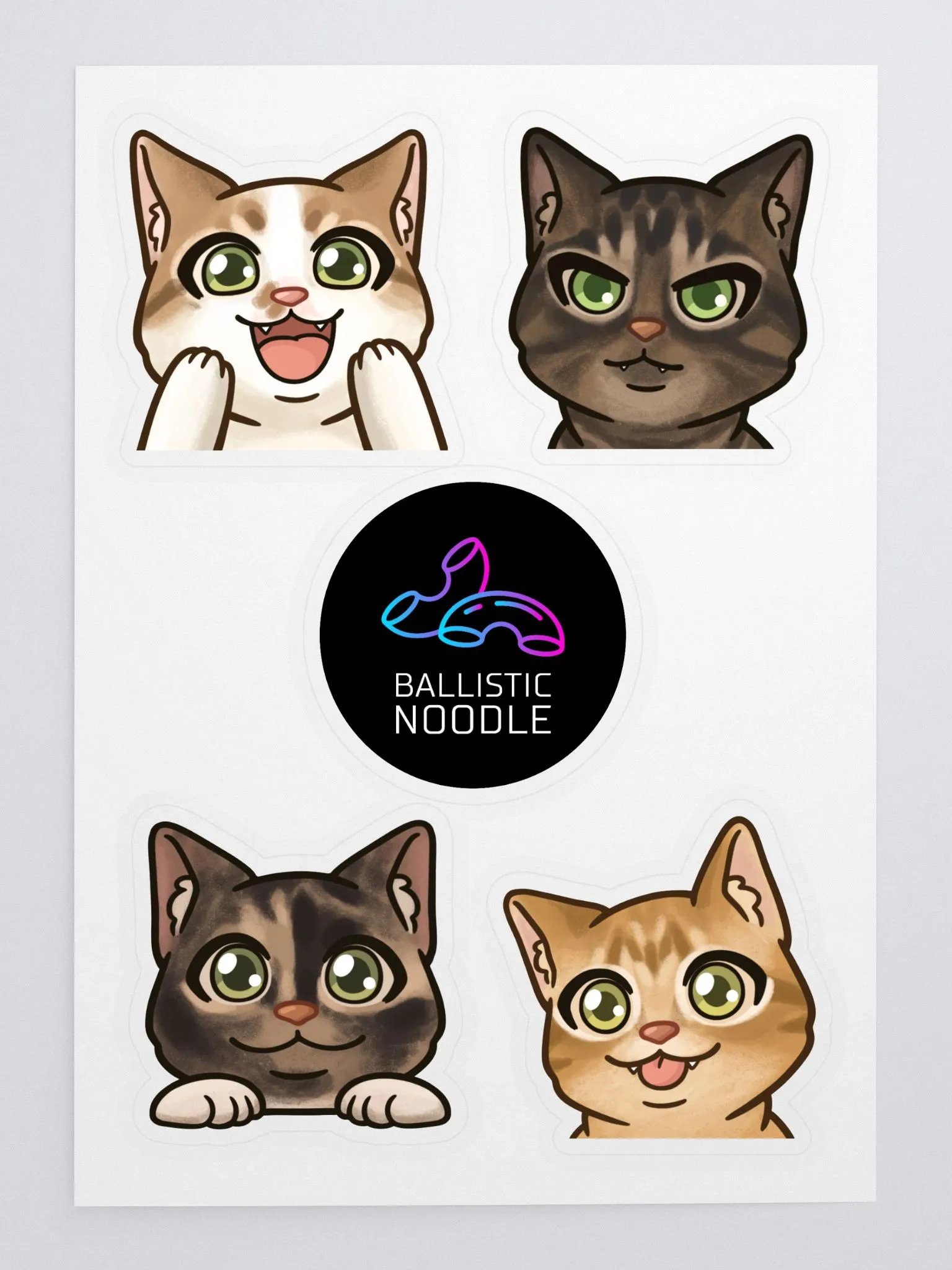 BallistiCat Stickers product image (3)