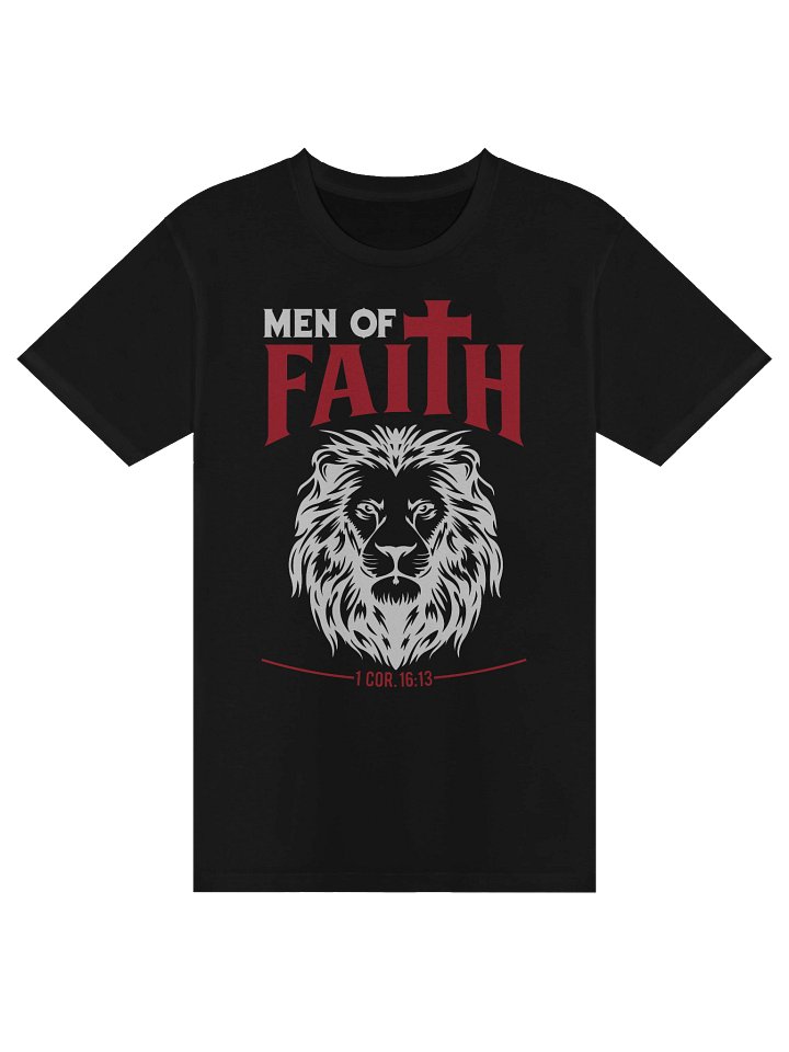Man of Faith (White) Christian Tee product image (1)