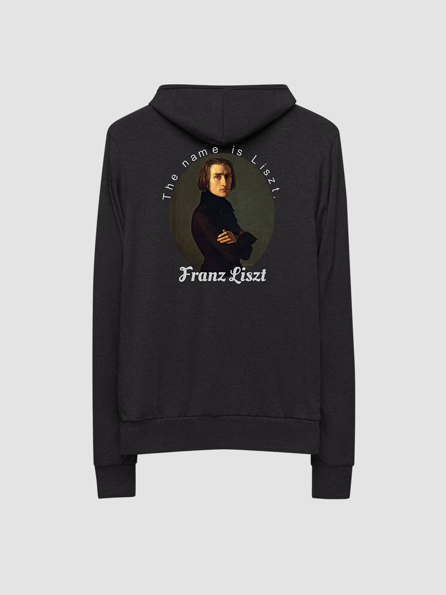 The Name is Liszt. Franz Liszt | Zipper Hoodie product image (2)