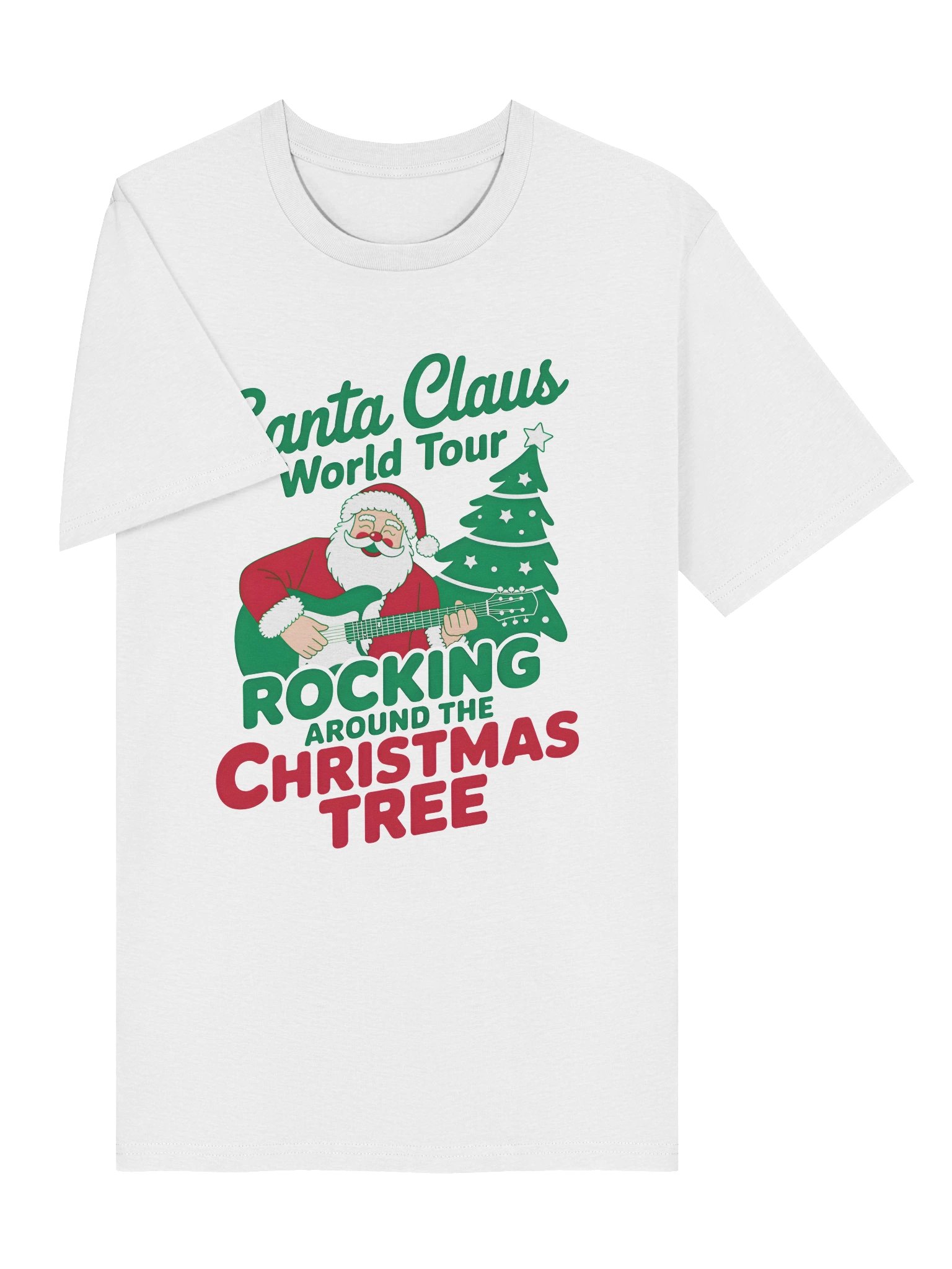 Santa Claus World Tour Rocking Christmas tee product image (2)