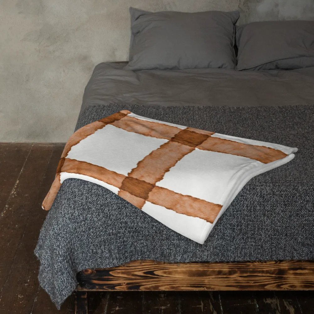 COZY GINGHAM CINNAMON BLANKET IN TWO SIZES product image (10)