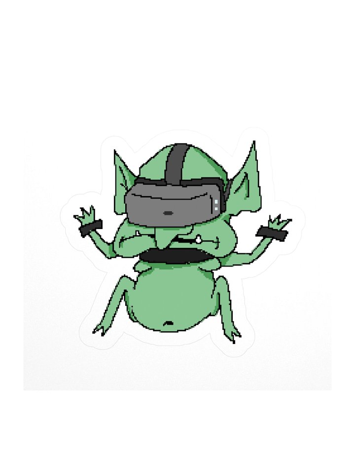 Abuse Goblin VR Sticker product image (1)
