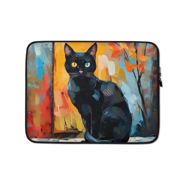 Mystic Feline Laptop Sleeve product image (1)