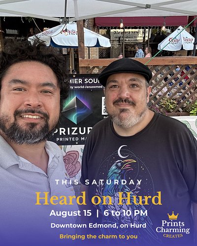 Good neighbours this Saturday at @heardonhurd.
@eringerickeart is set up right next to us, and @prizura is out there too.
Go ...