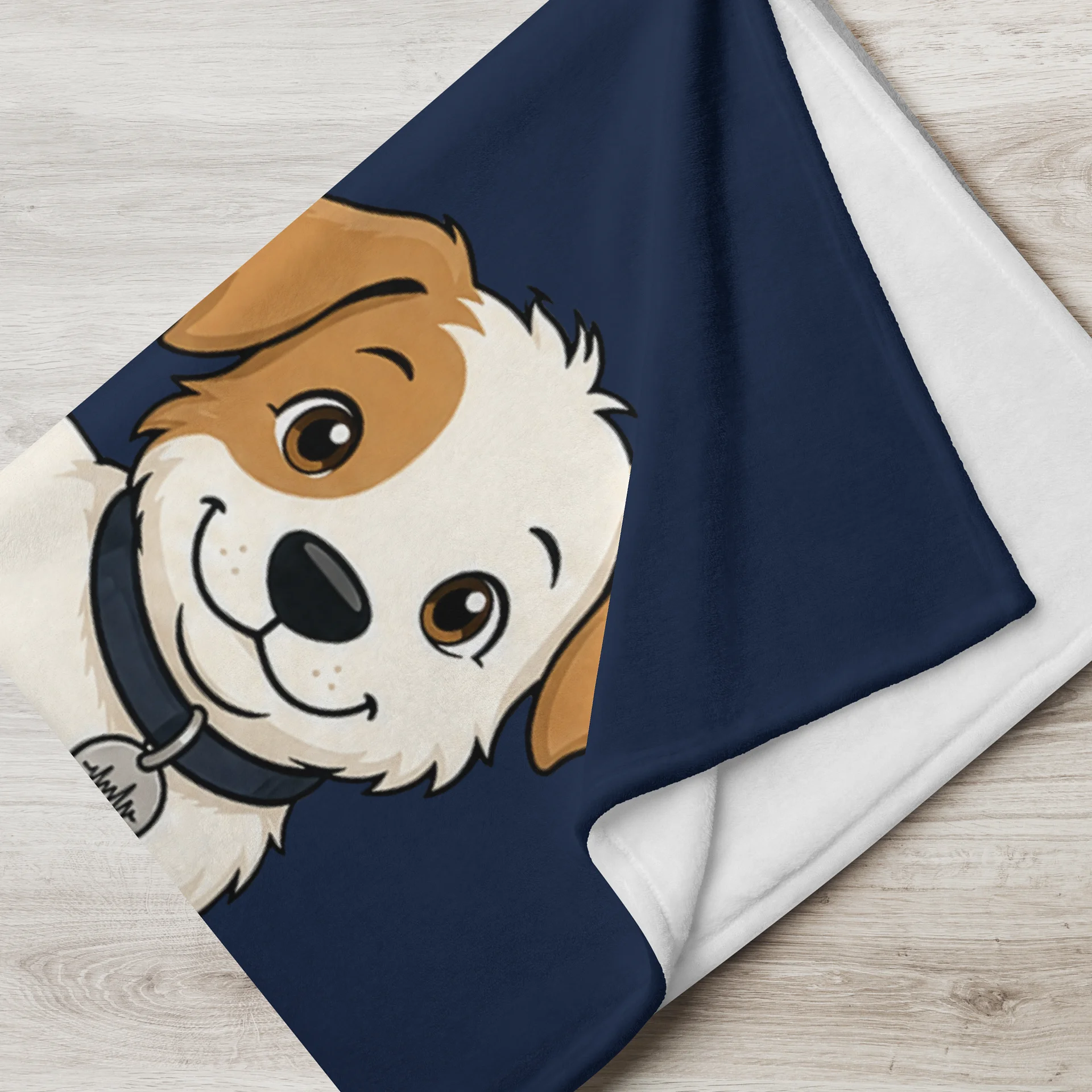 Sonance Dog Throw Blanket (Stand) Navy product image (2)