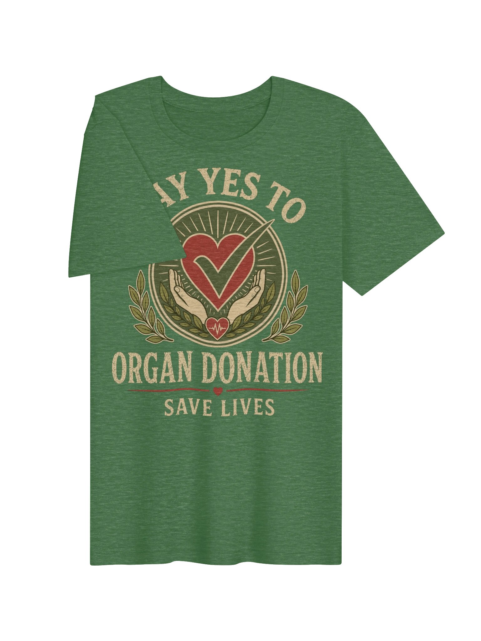 Say Yes To Organ Donation. T-Shirt product image (23)