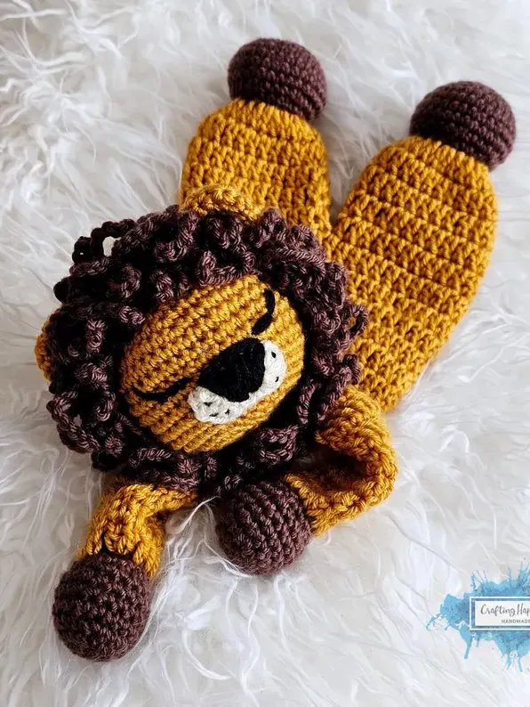 Crochet Lion Ragdoll Pattern – Kawaii Amigurumi Cuddler (PDF Pattern) product image (2)