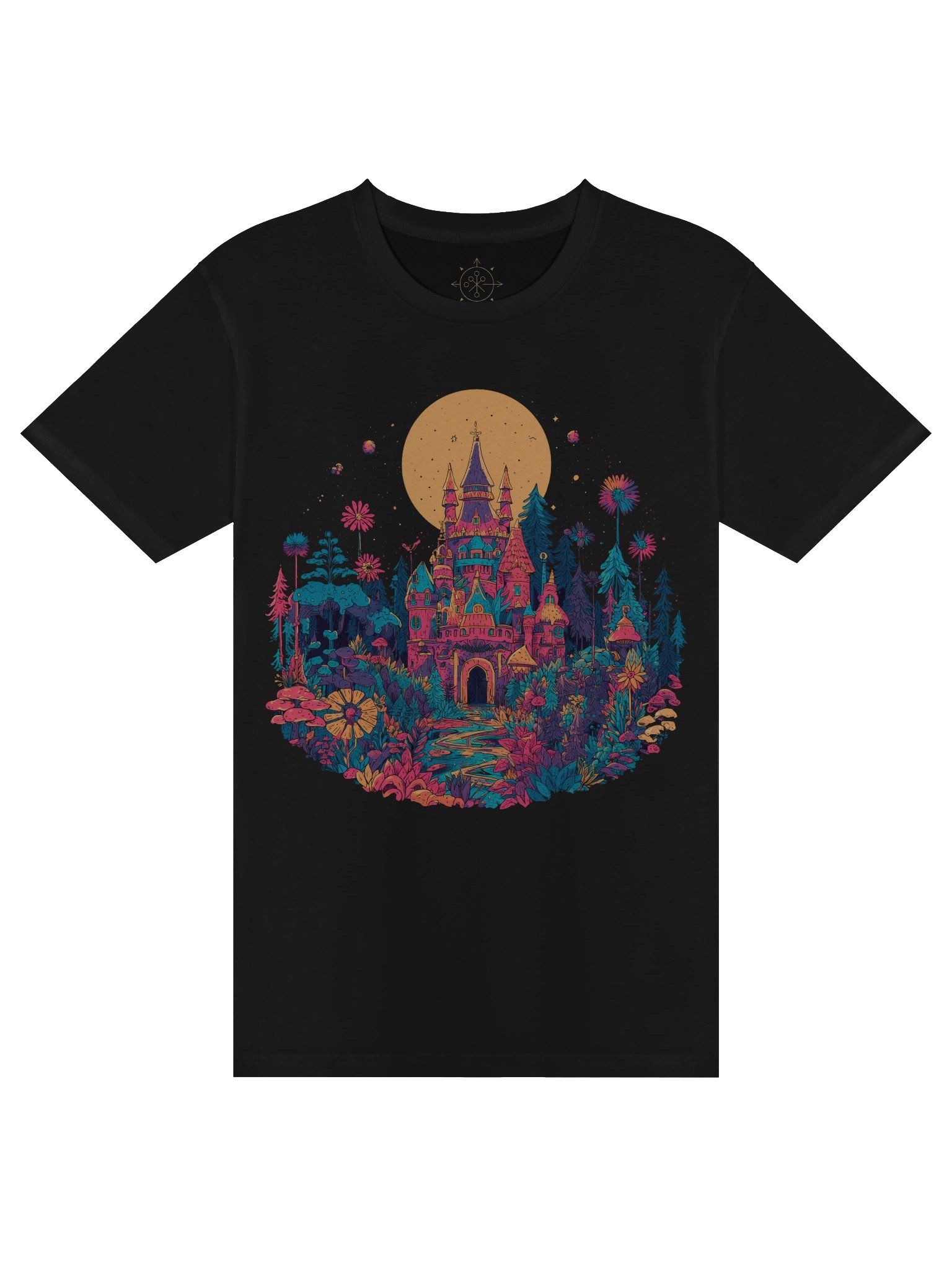 Neon Enchanted Castle Tee product image (12)