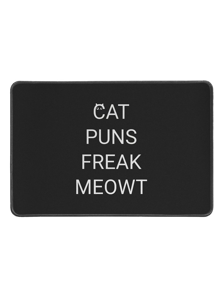 Cat Puns Desk Mat product image (1)