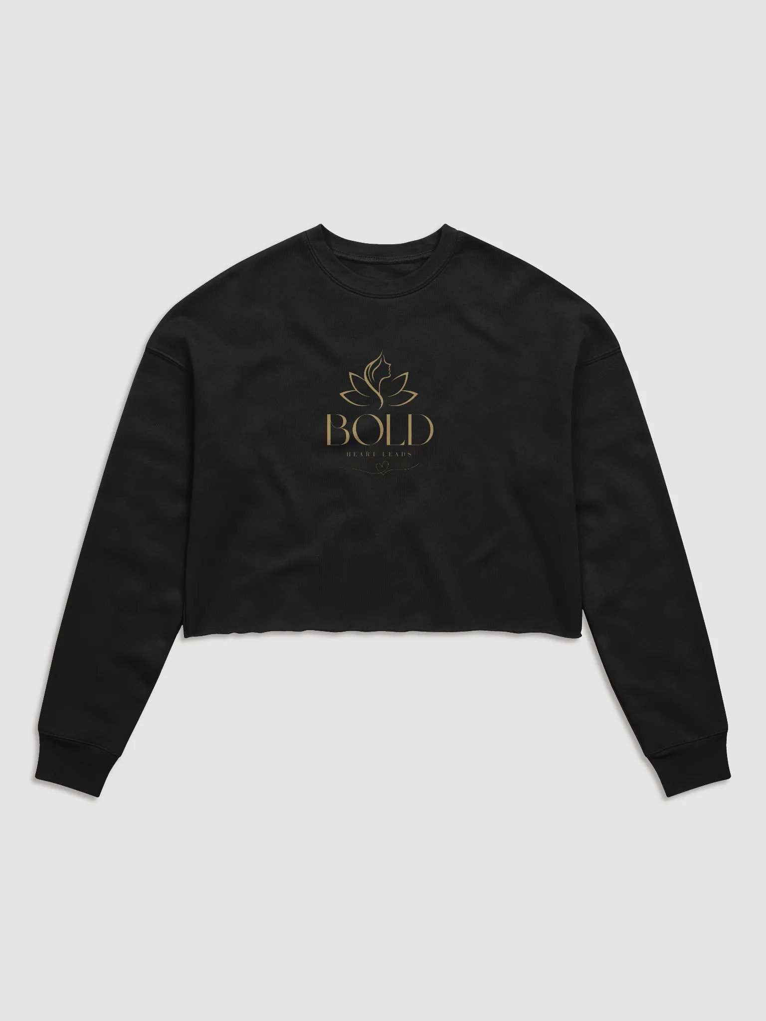 Women's Fleece Crop Sweatshirt BCFB0121 product image (5)
