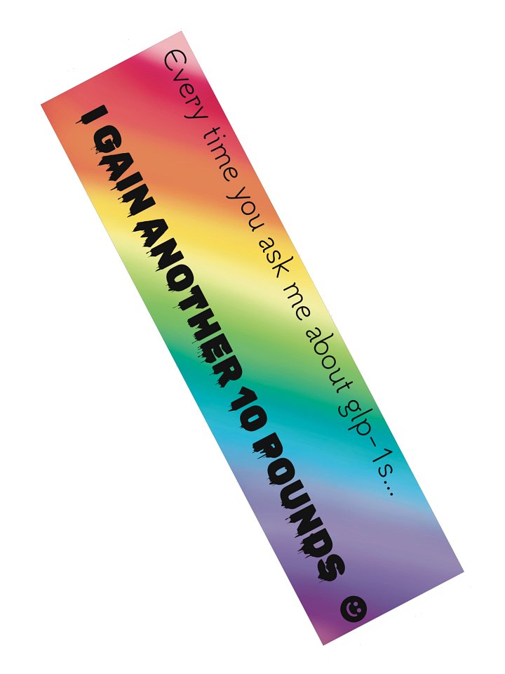 Ask Me About GLP-1s Bumper Sticker product image (2)